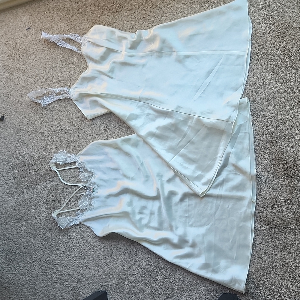 3 piece vintage bridal lingerie set size medium